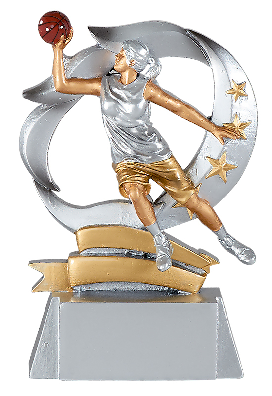 Frauen Basketball Trophäe 15cm