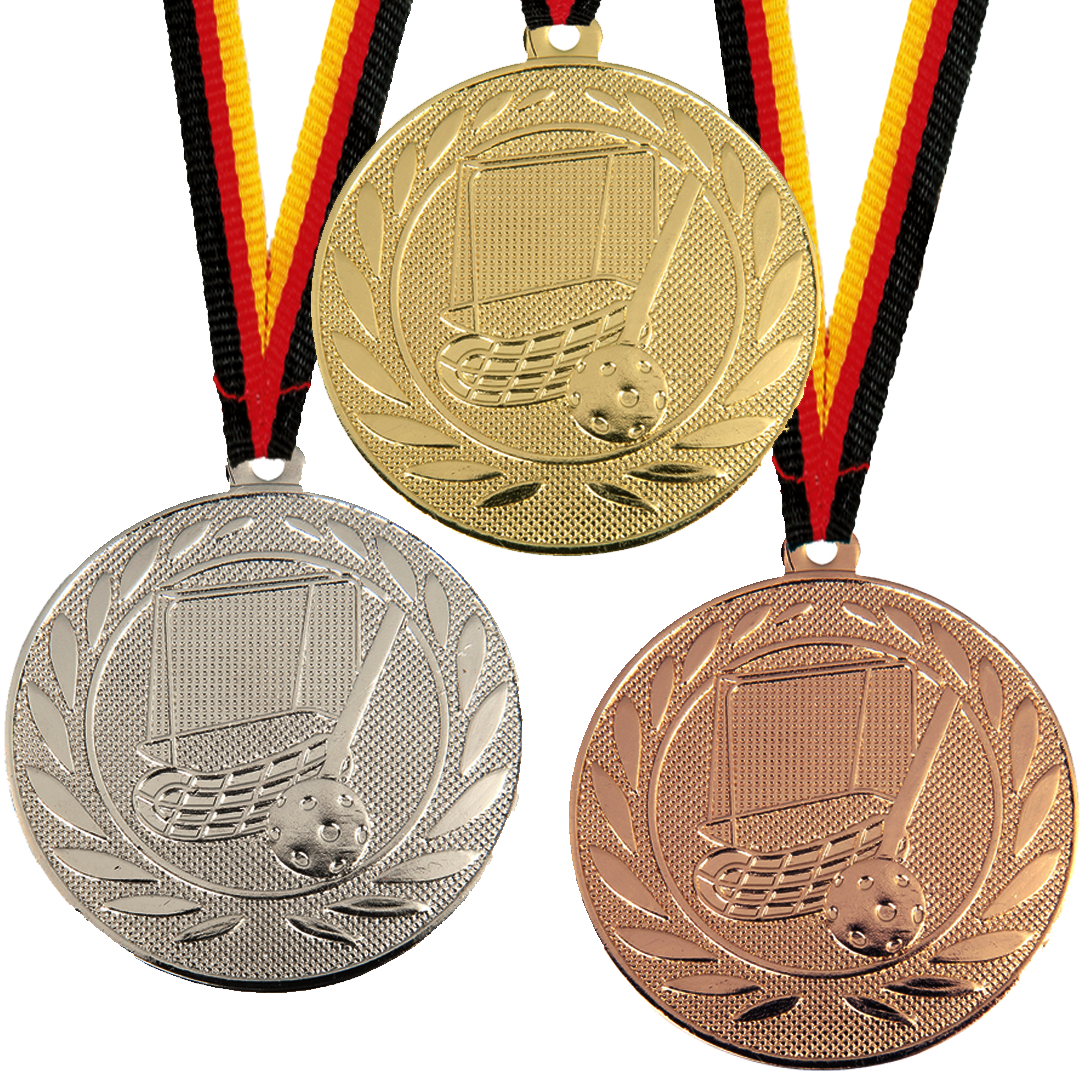 Floorball Medaille Arcturus in 50mm Floorball Medaille Arcturus in 50mm