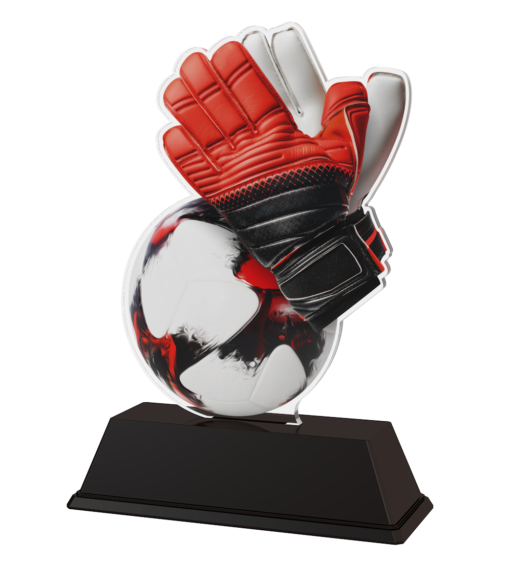 Fußball-Trophäe Torwart Handschuh - in 3 Größen