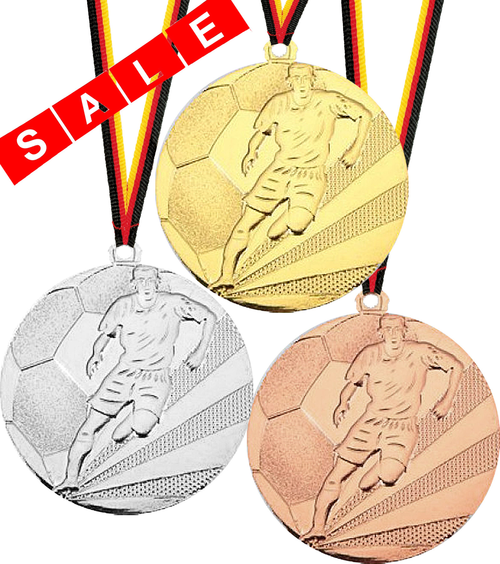 Fußball Medaille Merak in 70mm