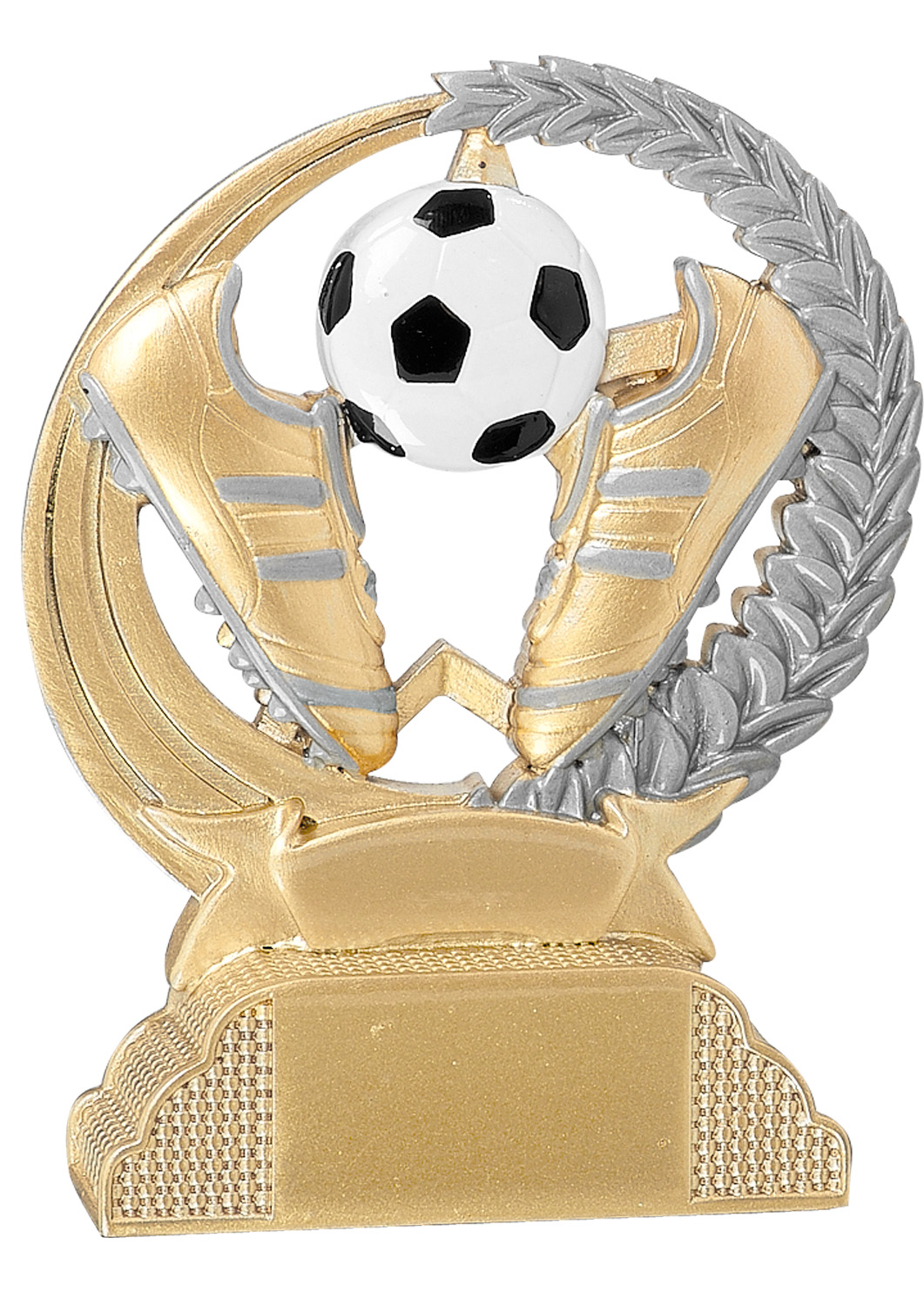 Fußball Trophäe 13cm Figuren Pokal ohne Emblem 