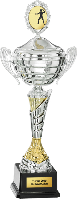 Pokal  40cm Pokale Silberpokal silber 