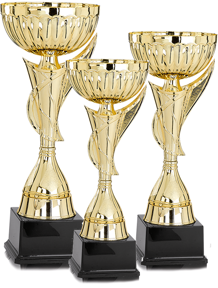 3er Pokalserie 27-35cm Pokale Pokal ohne Emblem 