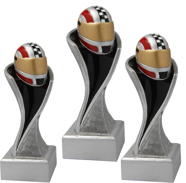 Motorsport Trophäe 3er Serie Figuren Pokal ohne Emblem 