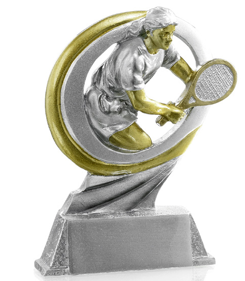 Pokale Tennis Figur 17cm Figuren Resinfiguren 