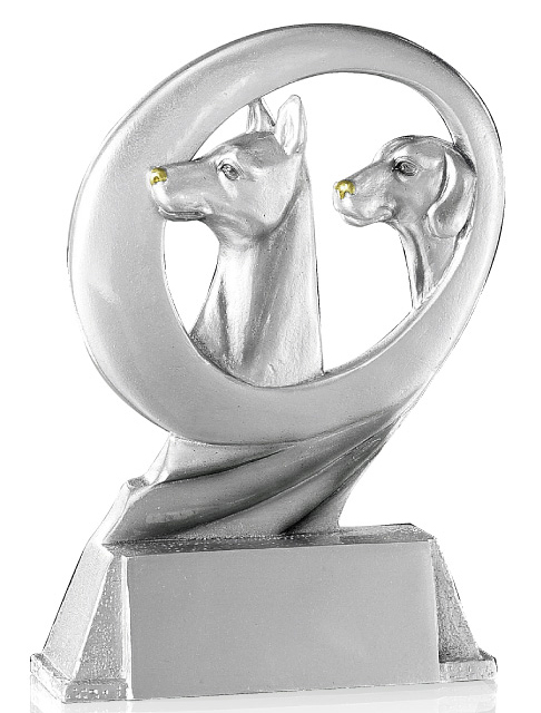Pokale Hundesport Figur 17cm Figuren Resinfiguren 
