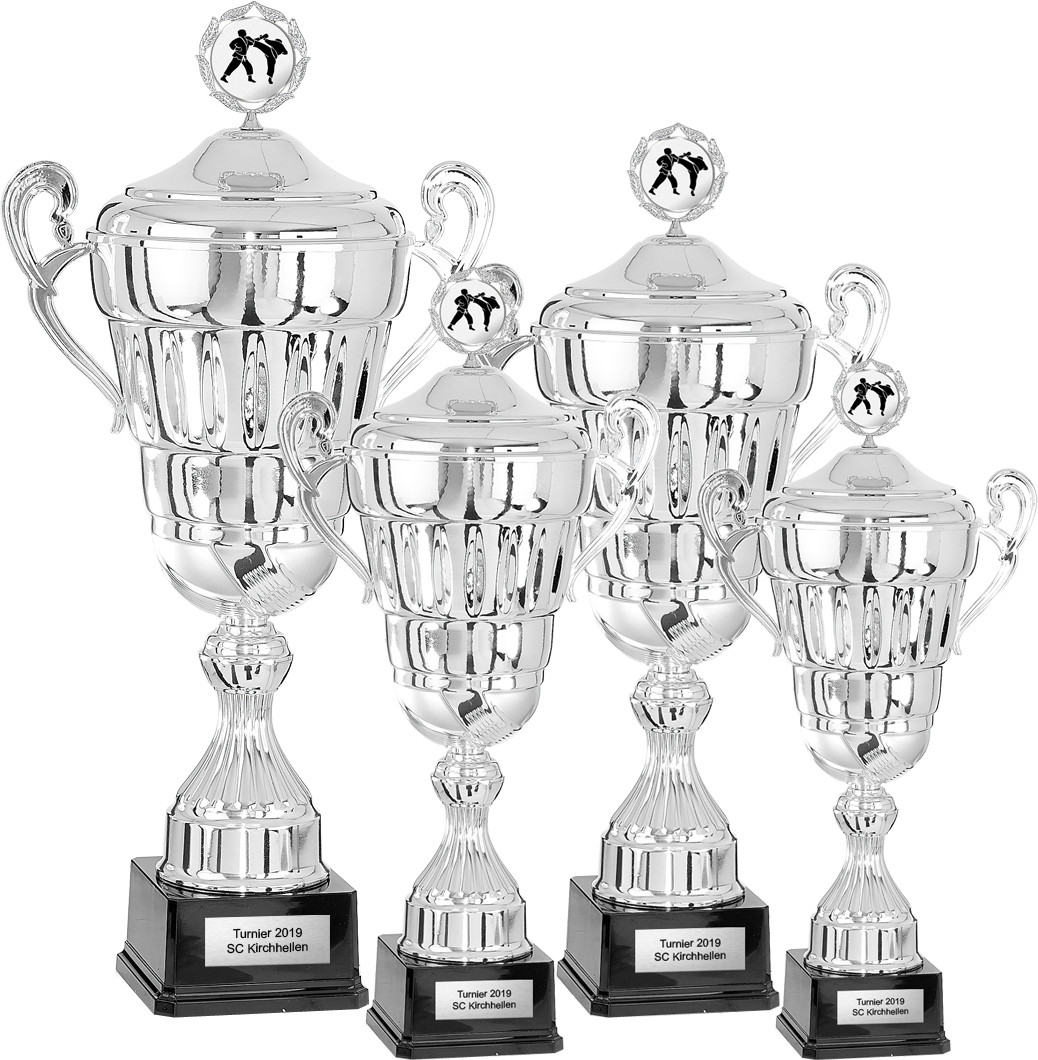 Auswahl aus 4er Pokalserie 46 - 62 cm mit Deckel