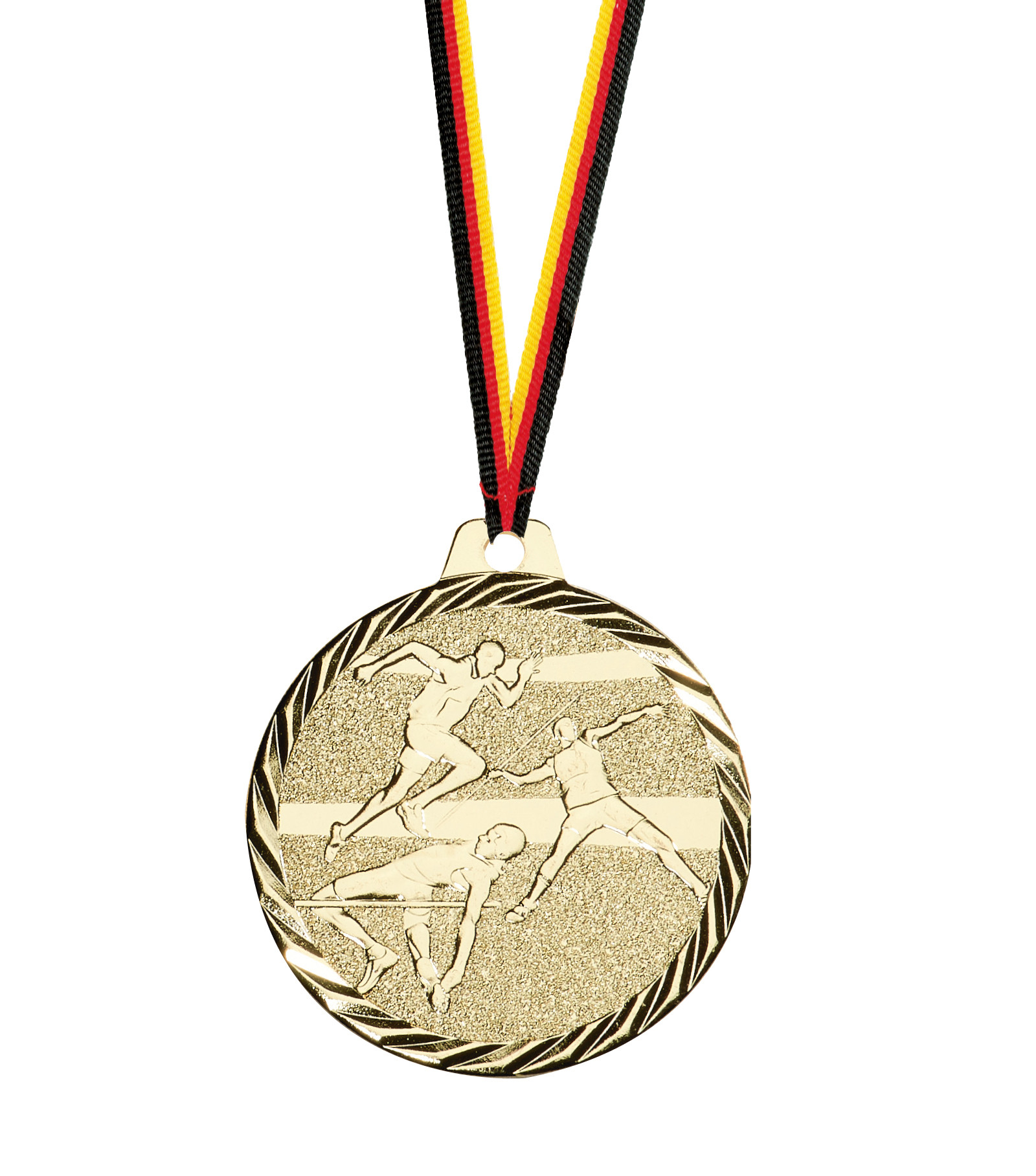 Leichtathletik Medaille geprägt 50mmØ