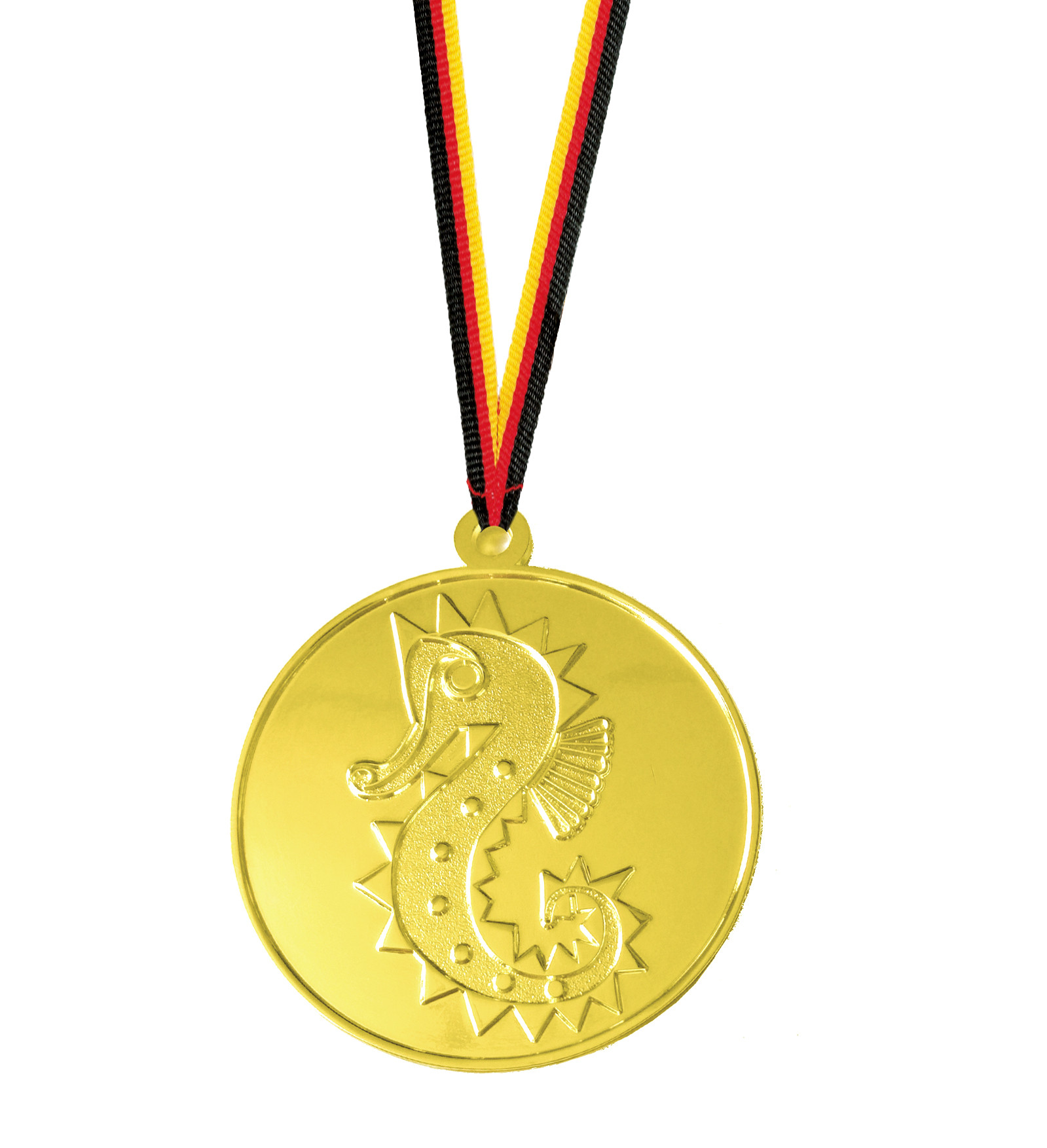 Tennis Pokal 10 x Medaillen 50mm mit Deutschland-Bändern Turnier Emblem Pokale 