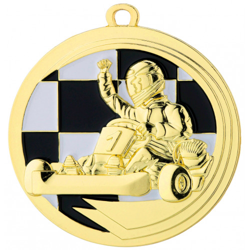 Motorsport Medaille geprägt 50mm