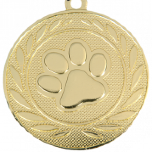 Hundesport Medaille geprägt 50mm