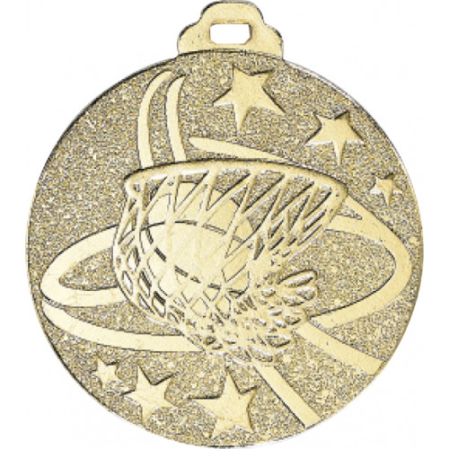 Basketball Medaille massives Metall 50mm Ø