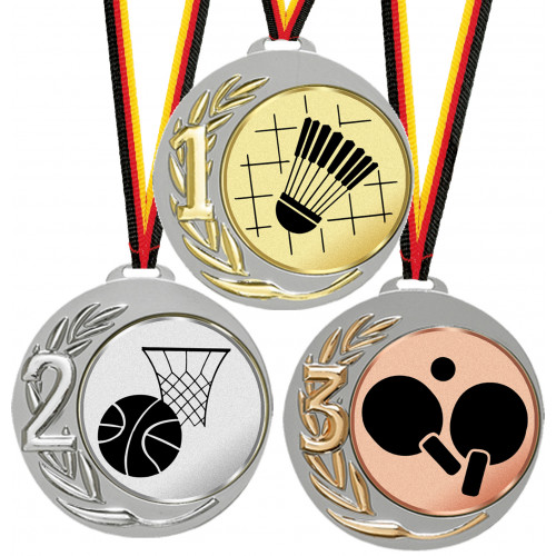 Medaillen preiswert kaufen Badminton