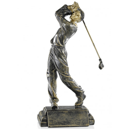 Resinfigur Golfspieler 24cm