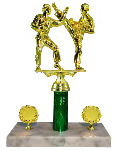 Pokal / Säulenpokal: 69900, 26,5 x 19,0 cm Figuren Pokal ohne Emblem 