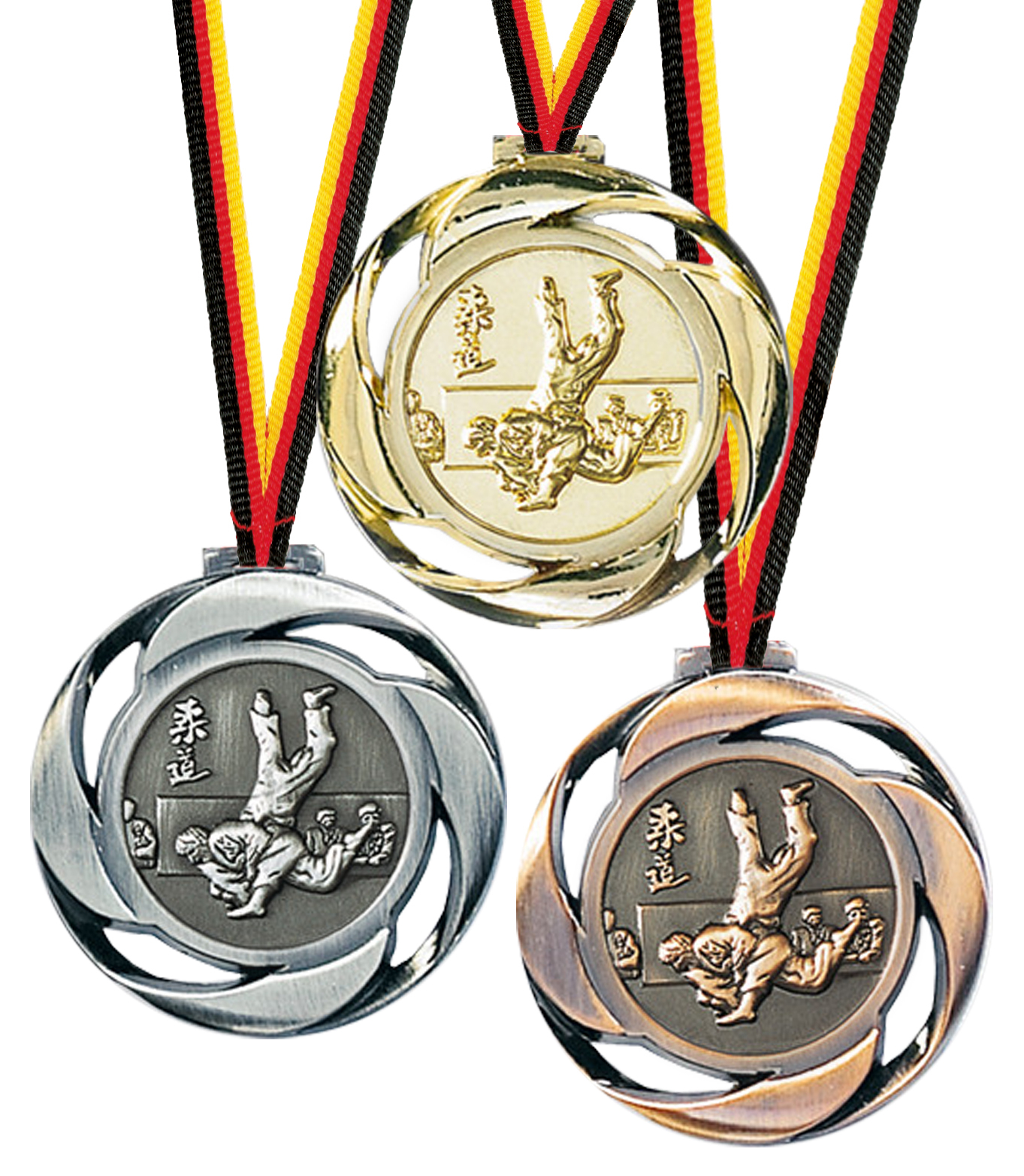 Medaille, Judo Medaillen Premium hochwertig edel 