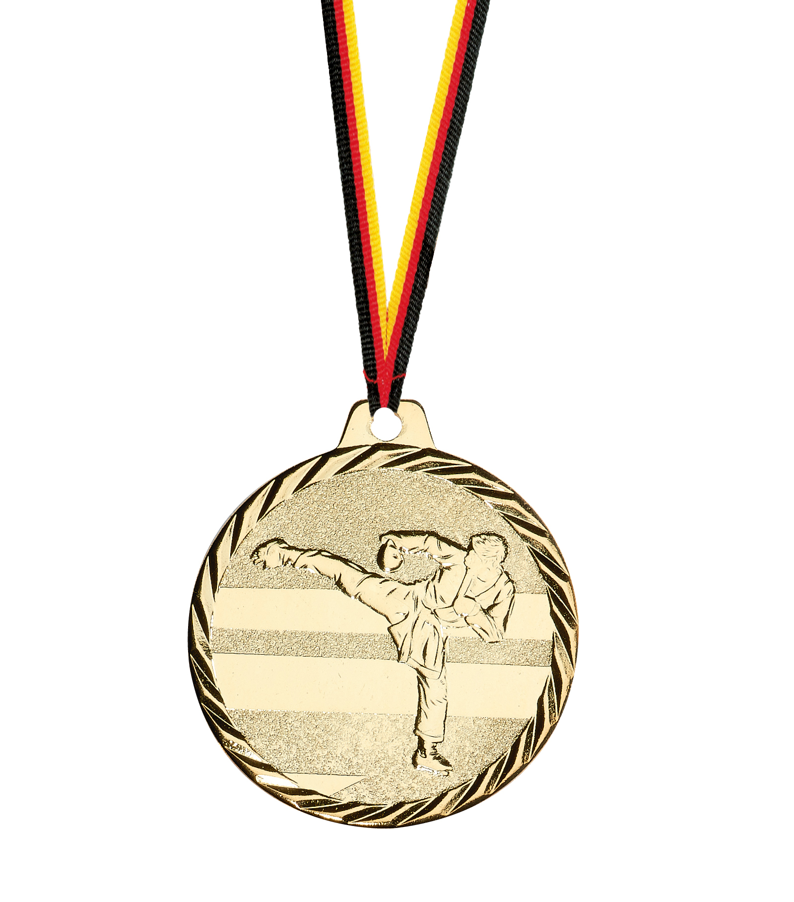 Kampfsport Medaille 50mm Ø geprägt Medaillen Premium hochwertig edel 