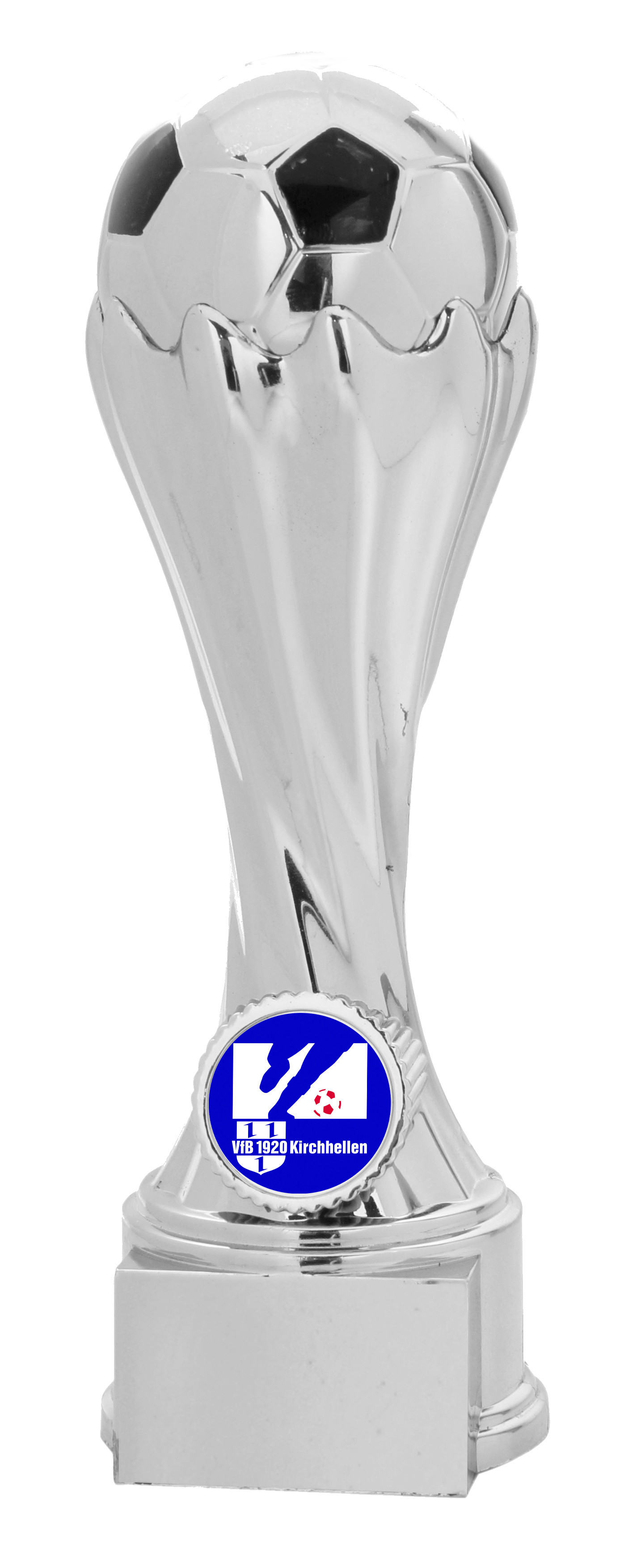 Fussballtrophäe 31 cm Pokale Pokal ohne Emblem 